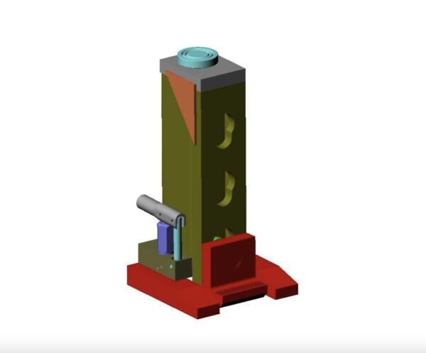 Podnośnik hydrauliczny pazurowy MUH-10/6