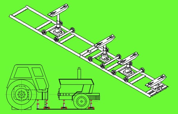 Podnośnik - zestaw do traktorów (Lifters set for tractors services)